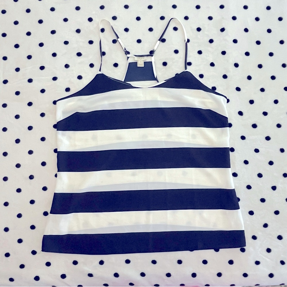 J. Crew Stripe Tank Top Size 14
